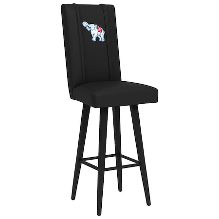Swivel Bar Stool 2000 With Oakland Athletics Cooperstown Logo